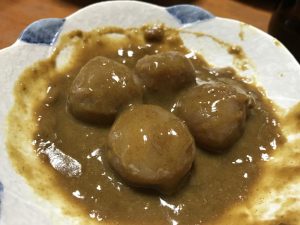 カレー味の玉こん